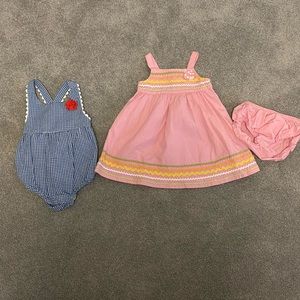 Gymboree dress romper Girl Lot size 6-12 months